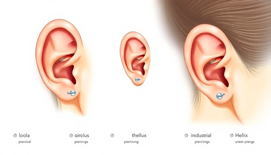 Die verschiedenen Arten von Ohrlöchern - Entdecke die perfekte Passform für dich!